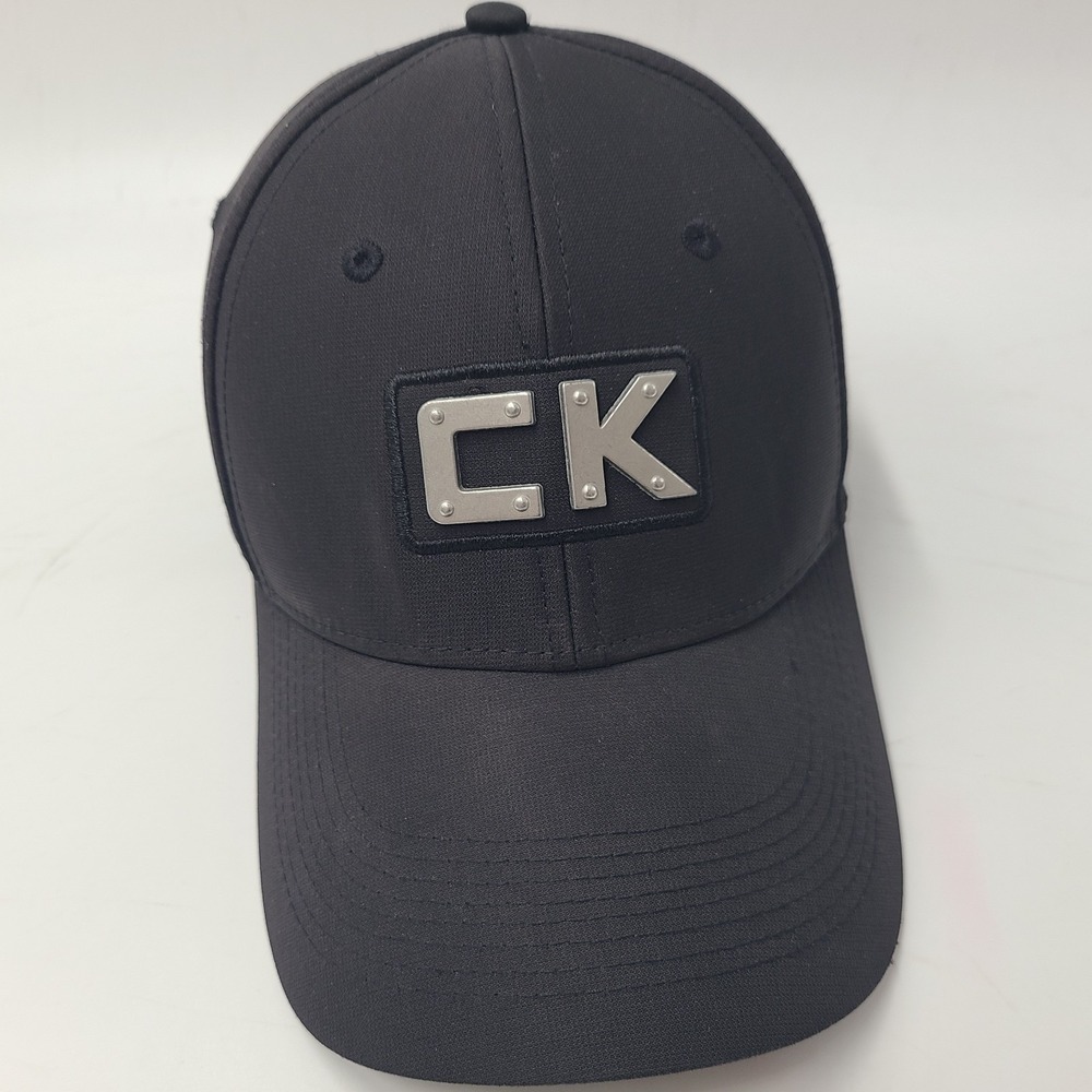 Calvin Klein Hat‎ Strapback Black Polyester Adjustable Casual Everyday Wear Men